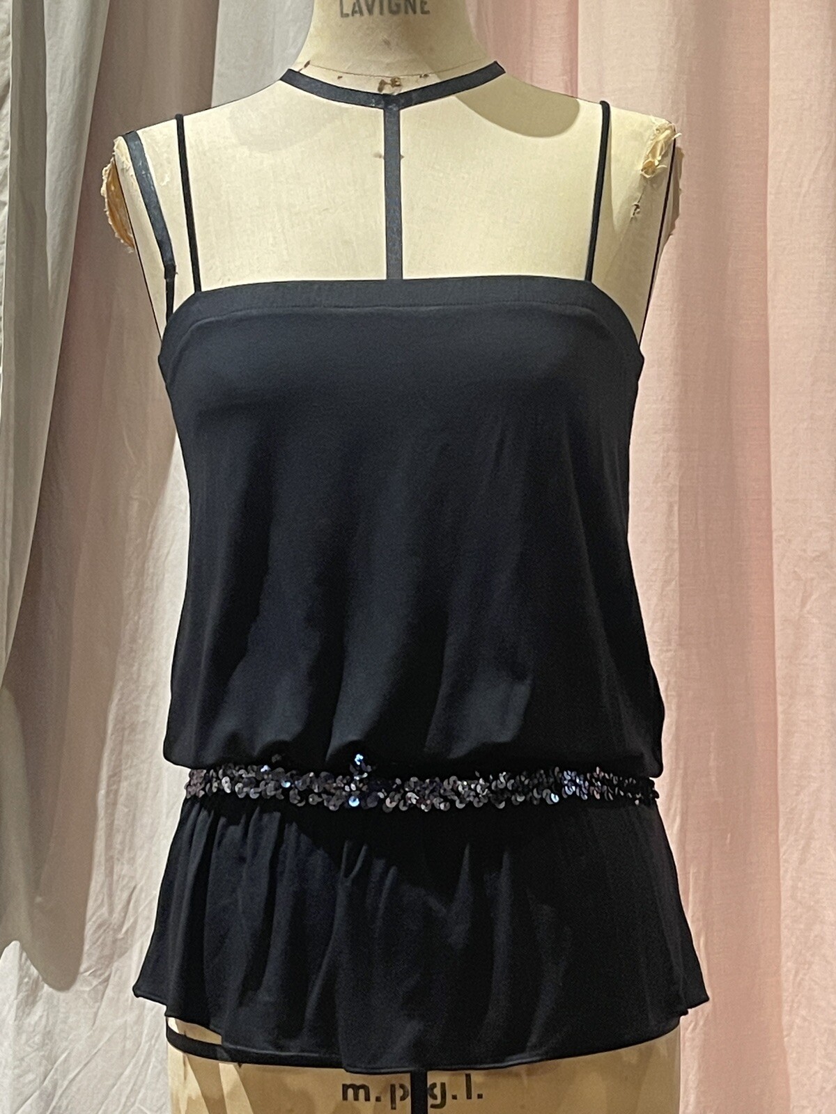 Vintage y2k Ann Ferriday Drop Waist Camisole S/M Deadstock
