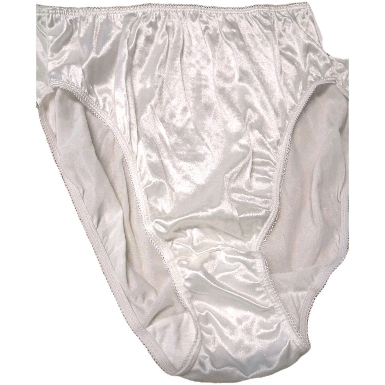 Vintage NWT Partners Second Skin Satin Stretch GLOSSY WET LOOK Panty Nylon Sz 9