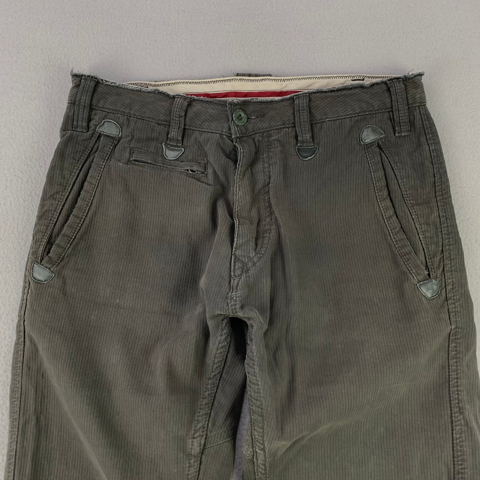 Vintage Diesel Bootcut Pants Womens 28 Moscowboy Low Rise Cotton Casual Y2K