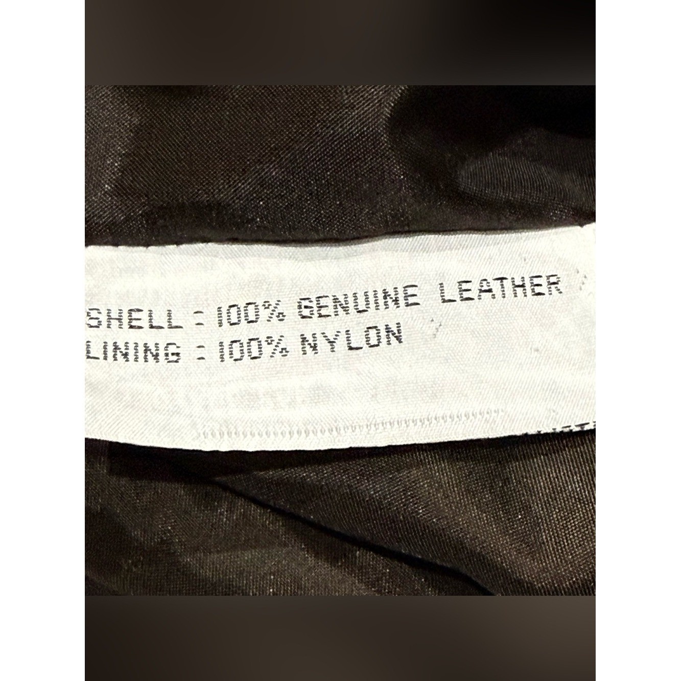 🟤 SETTLER Dark Brown Genuine Leather Raw Hem Pants | Vintage Glam Y2K | 30×32