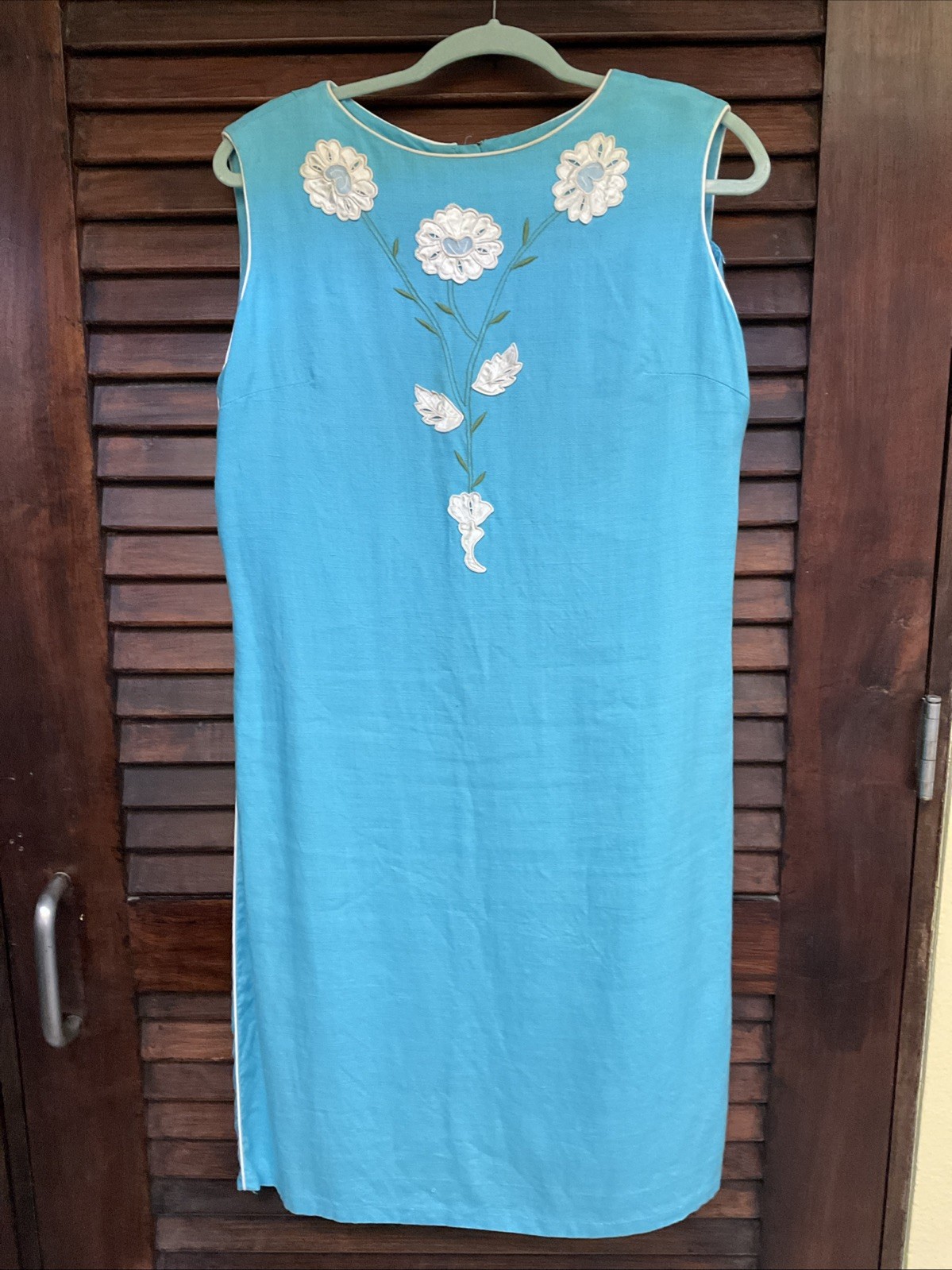 Aqua Blue Vintage House Of Lords Original New York Dress