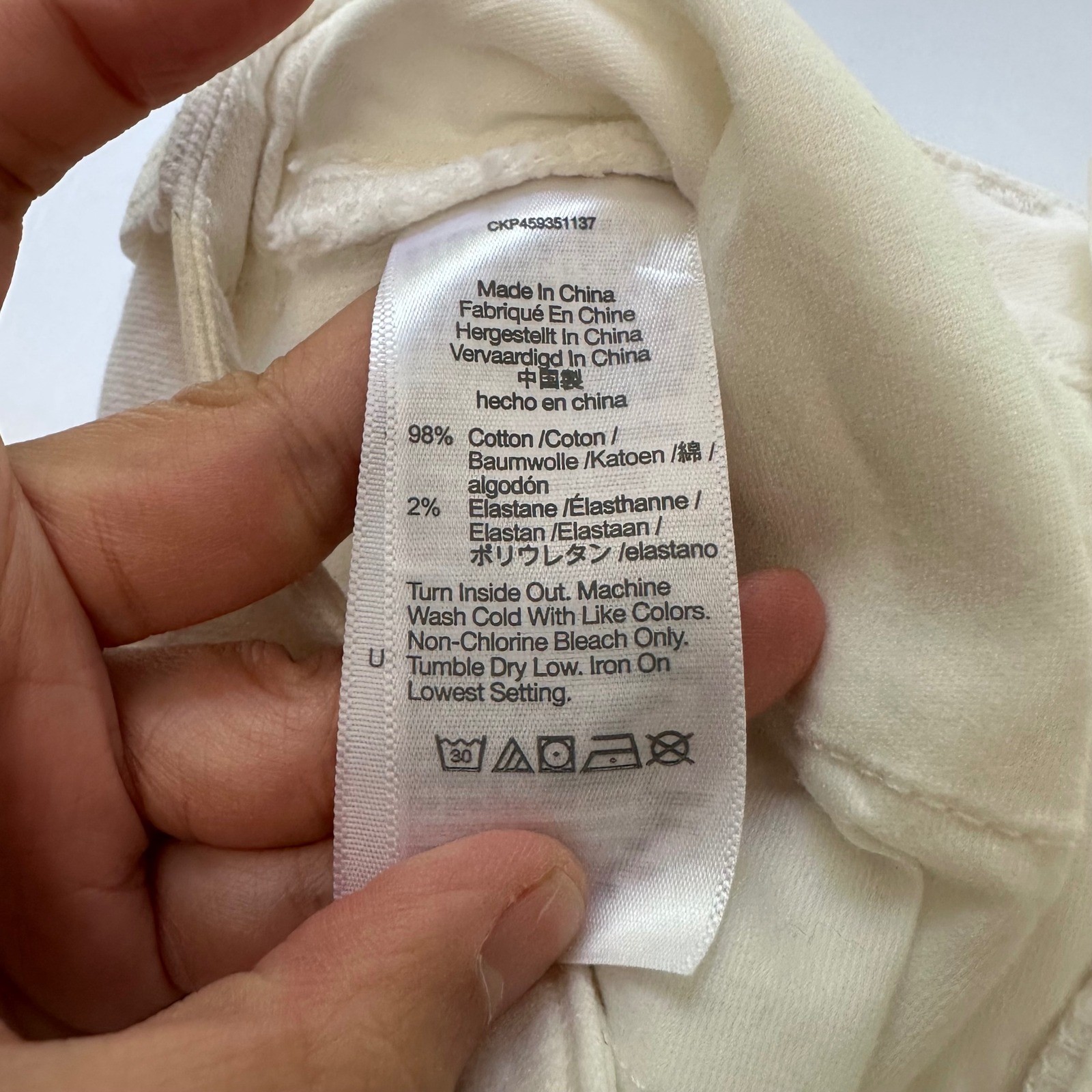 Madewell The Curvy Perfect Vintage Jeans in White Size 25 Denim