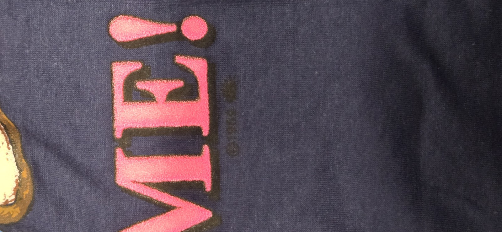 Vintage 1982 Bear Hug Me Graphic T Shirt 80s Navy Blue 50/50 Blend Tag Large