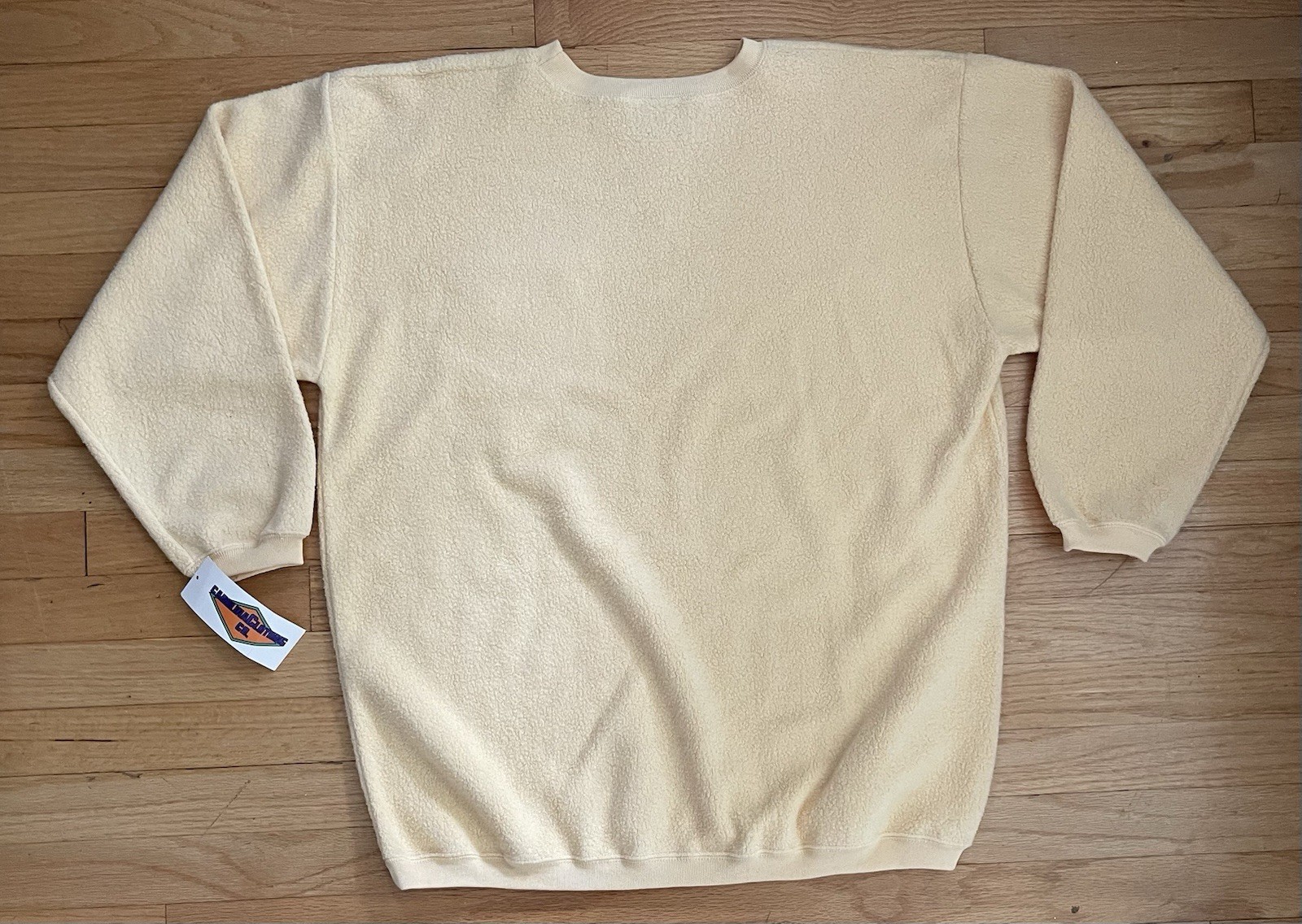 Vintage CAROLINA CLOTHING CO Size L Pocket Cotton Pullover Made USA Yellow