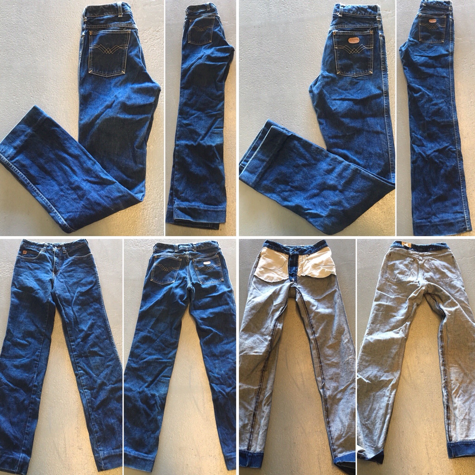 Vintage Jesse Jeans High Waist Size 5 6 25.5 in Waist 70s 80s 1970s 1980s