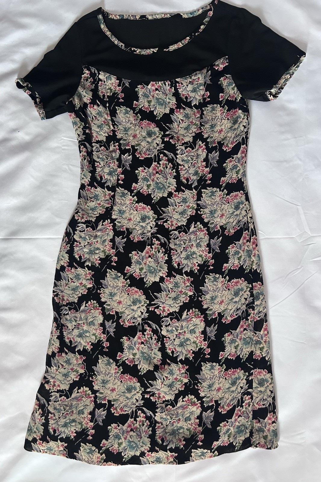 Vintage Carol Anderson California 1990s Floral Dress Size 8
