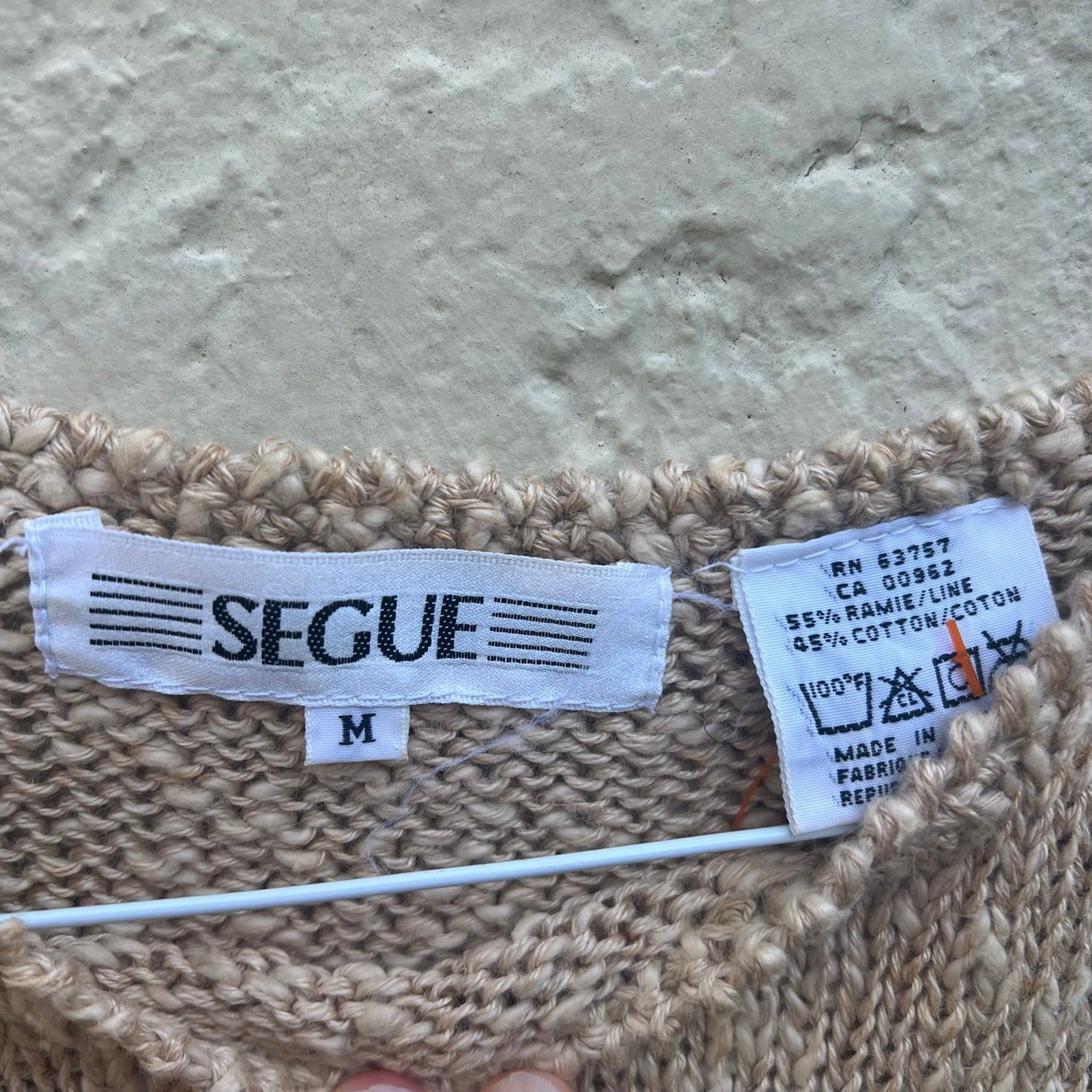 Vintage Segue sweater vest sz M