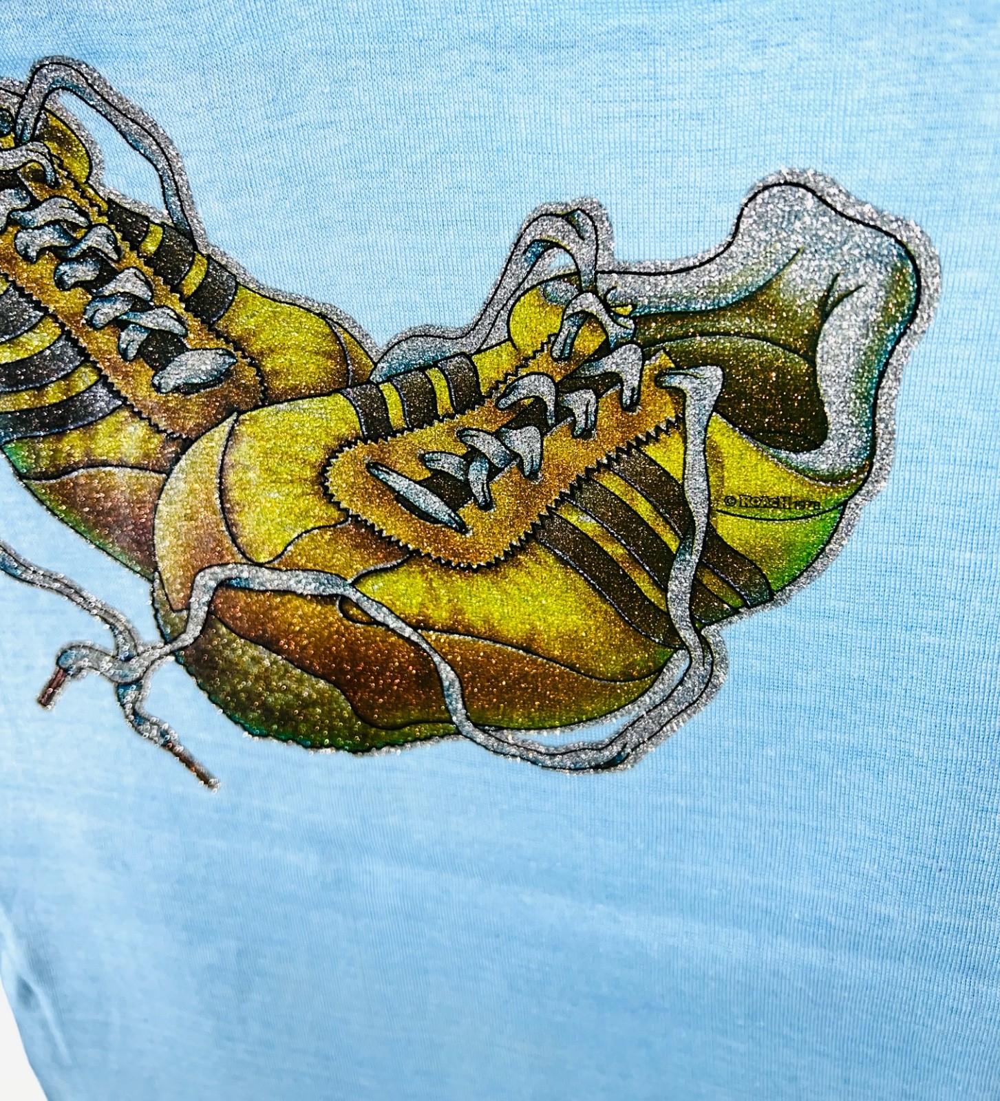 VTG 70s 80s Adidas Sneakers USA Fitness Run Punk NOS sexy ROCKSTAR women T-Shirt