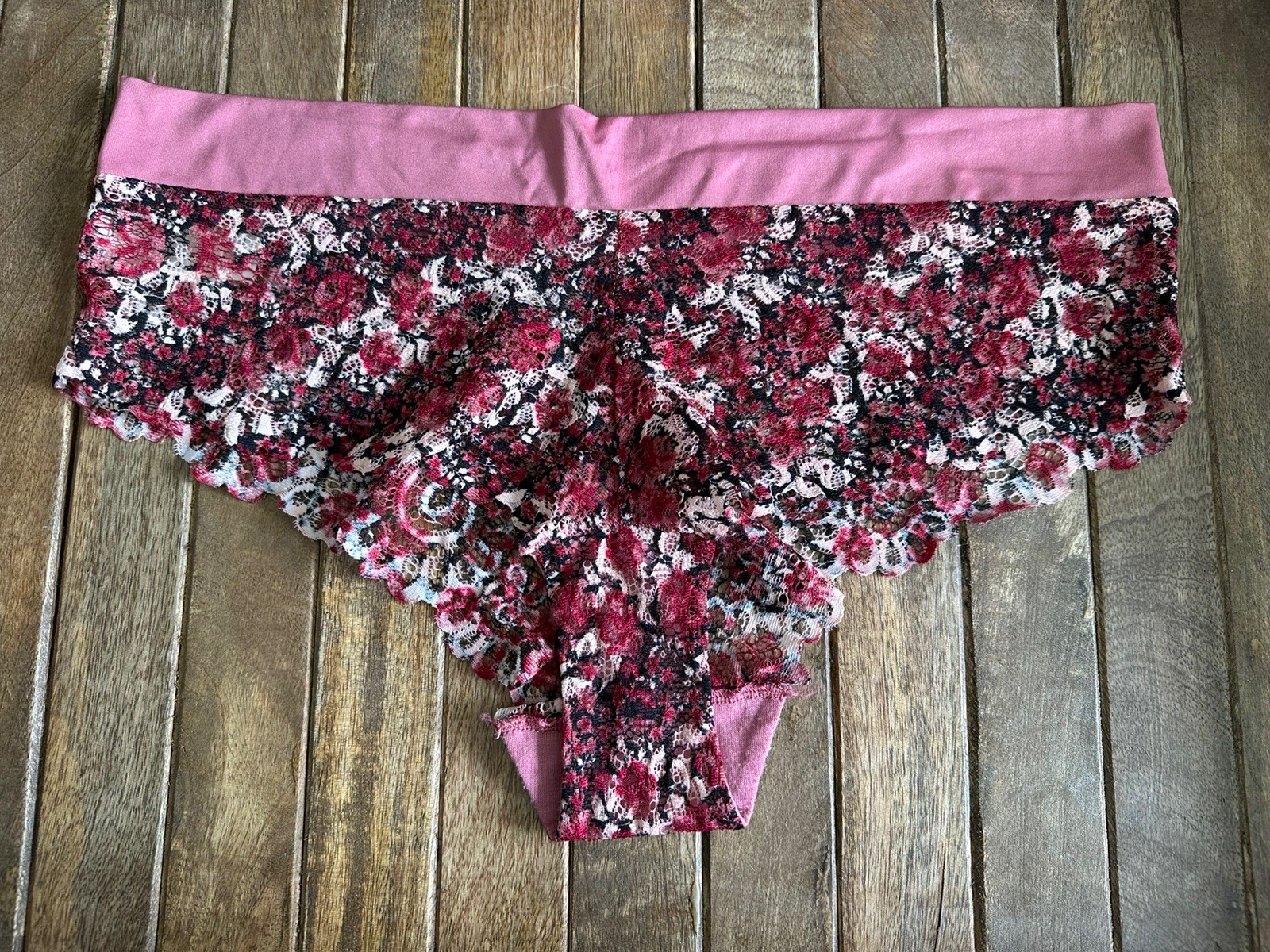 Vtg Jessica Simpson L Sheer Lace Hiphugger Bikini Panties
