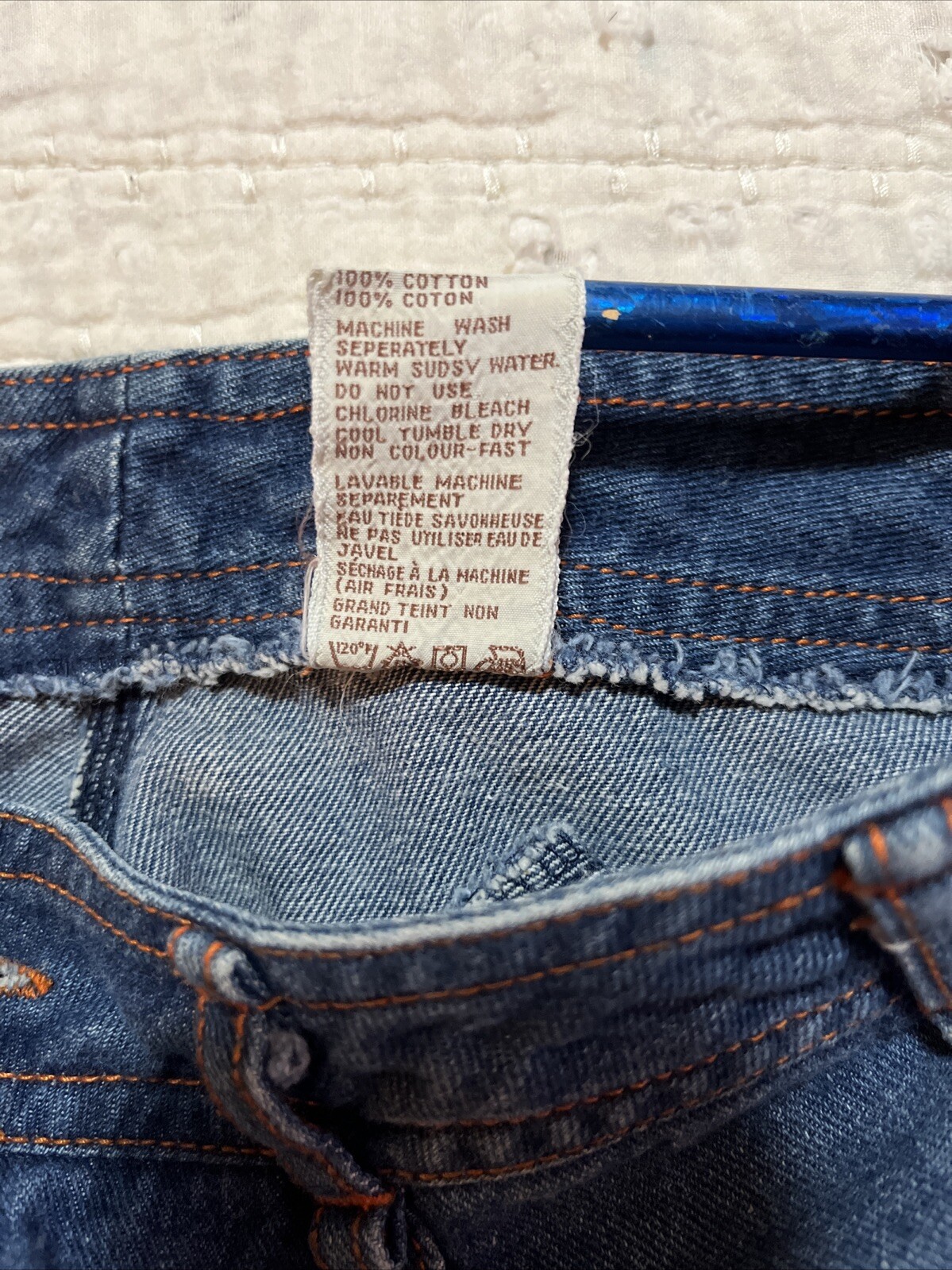 True Vintage Vintage N’est Ce Pas? Womens 70s 1970s Size 26×27 High Waisted