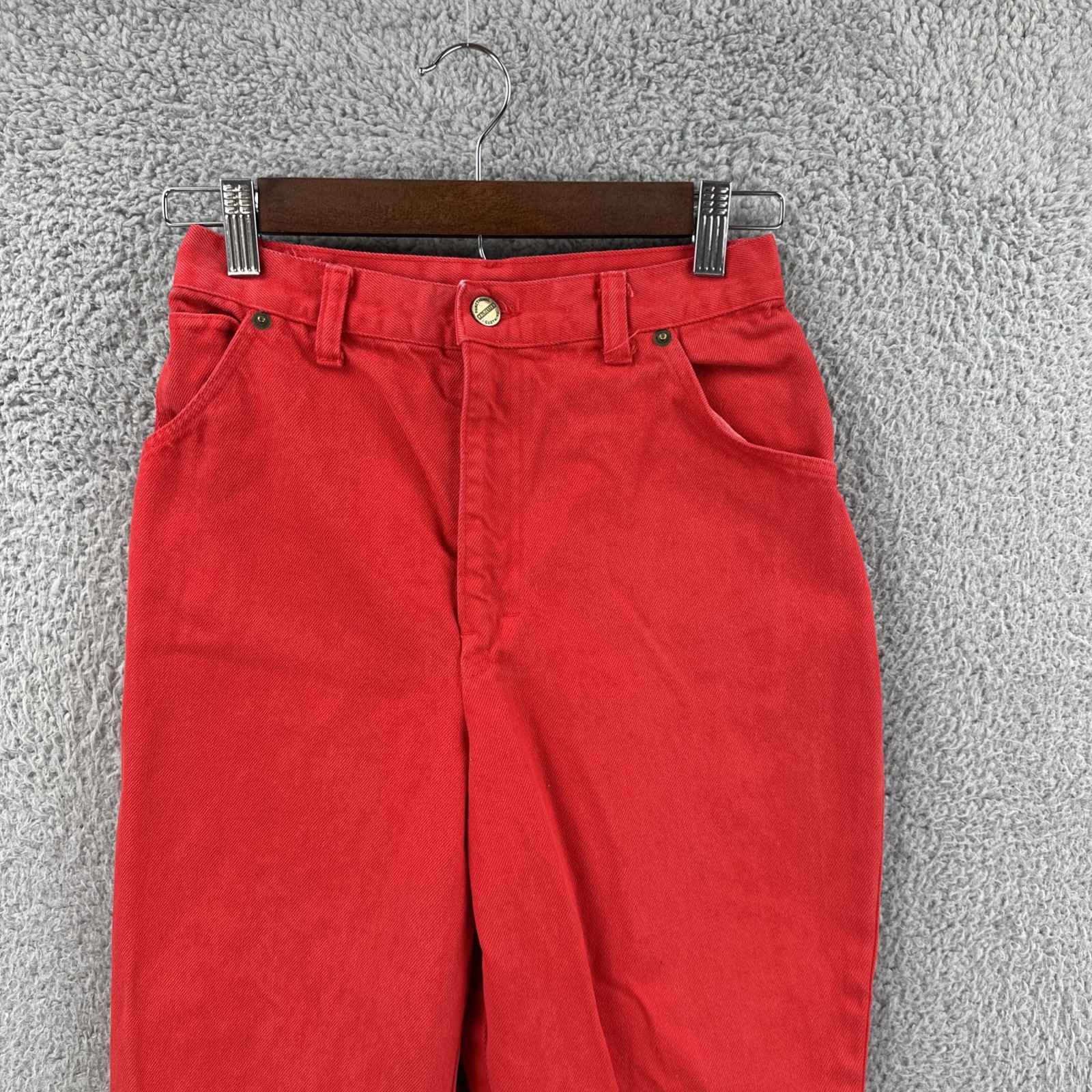 Vtg Palmettos Washed Jeans Women’s 24×25 Straight Leg High Waist Made In USA 80s