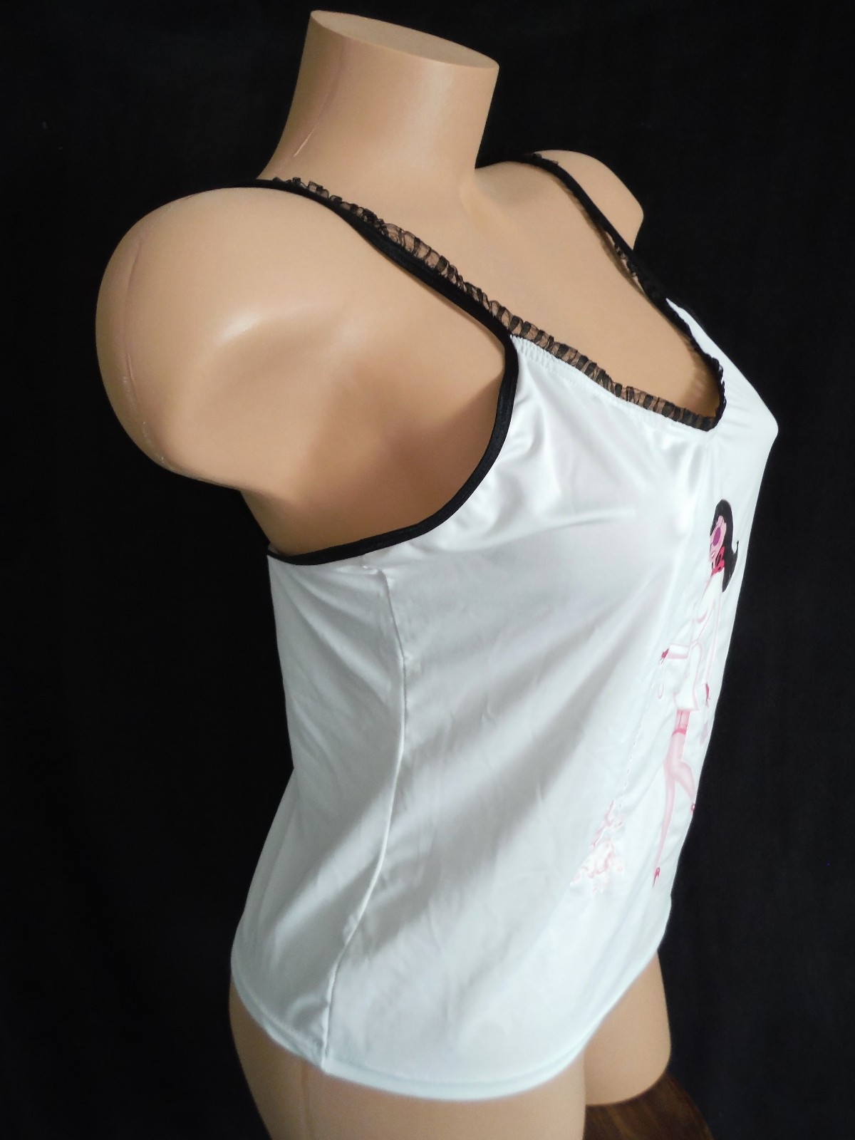 Super Rare FREDERICKS of HOLLYWOOD New VTG 80s/90s Tank Top Socialite & Poodle M