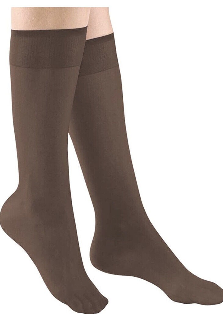 20 Pair Pack Assorted 8 Color Sheer Nylon Knee High Pantyhose Best Gift USA Made