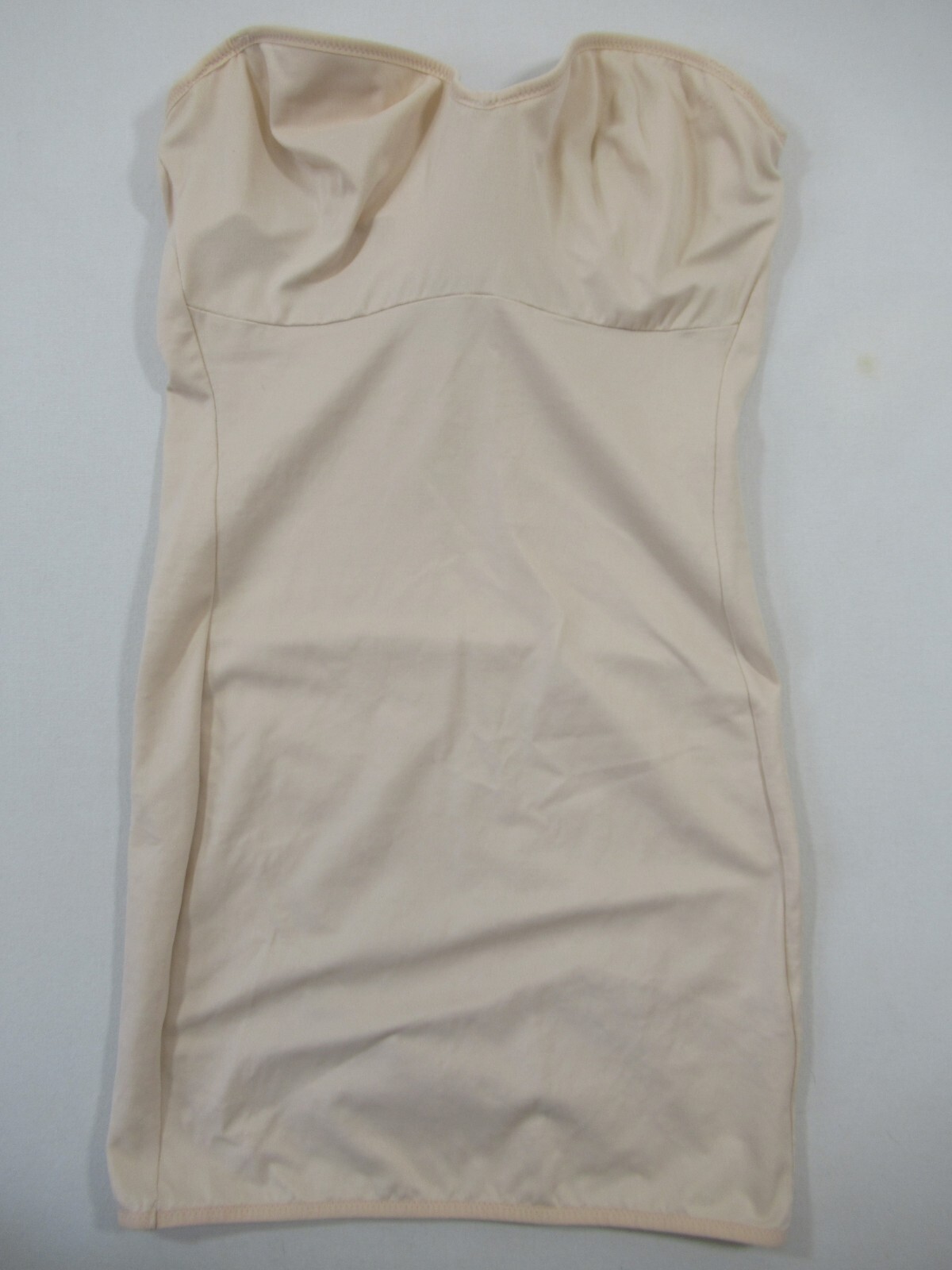 Vintage Y2K Victoria’s Secret Strapless Full Slip 36B Beige Underwire Shapewear